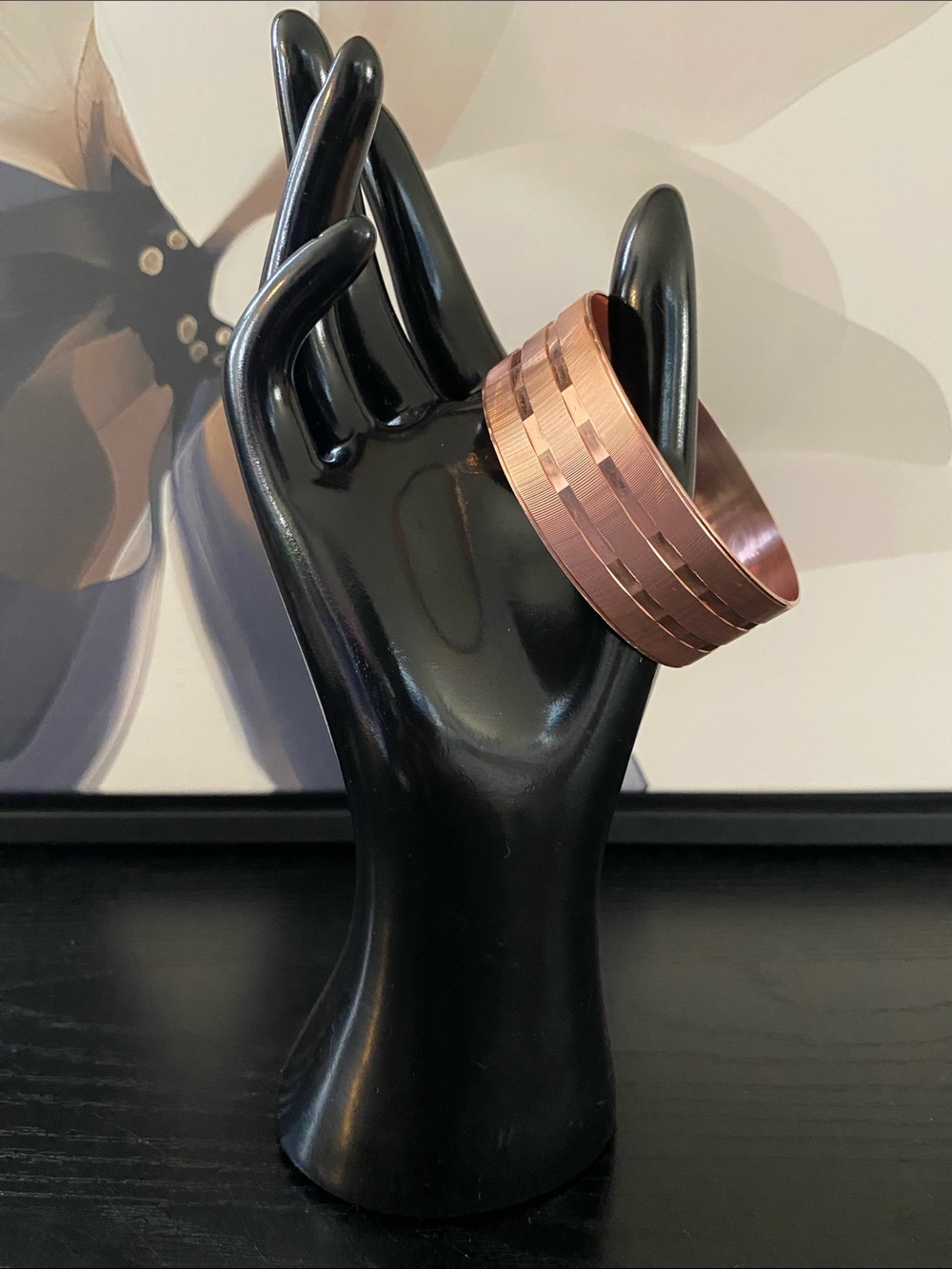 Vintage 70’s Etched Copper Bracelet